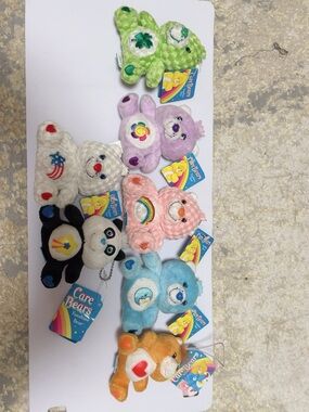 Care Bears Plush Keychain set - Assorted Colors
